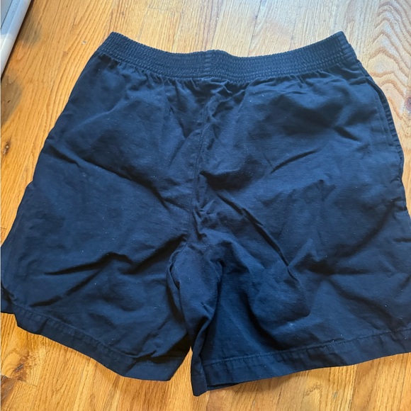Aritzia Black Lightweight Summer Shorts | Elastic Waistband & Pockets - Picture 3 of 4